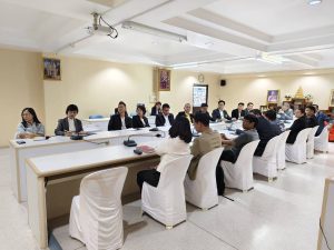 ต้อนรับคณะศึกษาดูงานจากมหาวิทยาลัยราชภัฏนครสวรรค์ ณ วิทยาลัยนานาชาติมหาวิทยาลัยราชภัฏเพชรบูรณ์ (วัดศรีมหาราชา)